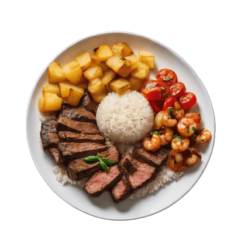 CONTACT Beef & Shrimp White rice