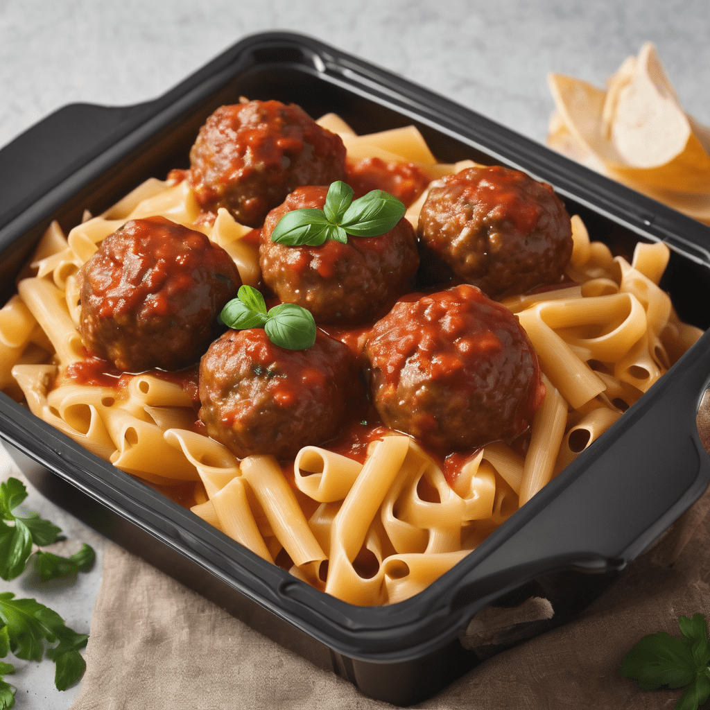 image of 6 mea 0 MeatBalls Pasta